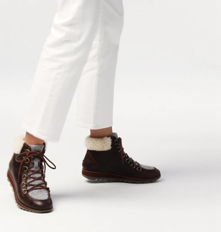 Sorel Dam Stövlar Mörk Röda - Harlow™ Lace Cozy Låga - KWC-705968
